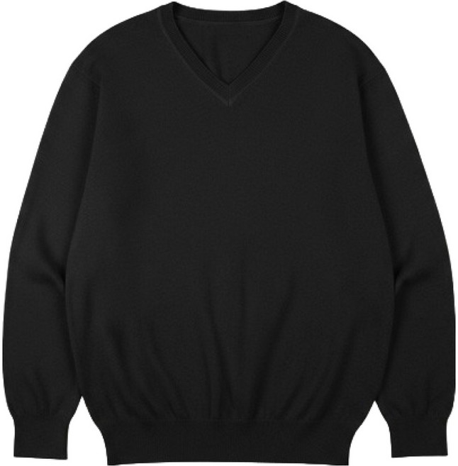 빅이지 남성용 제론 브이넥 니트