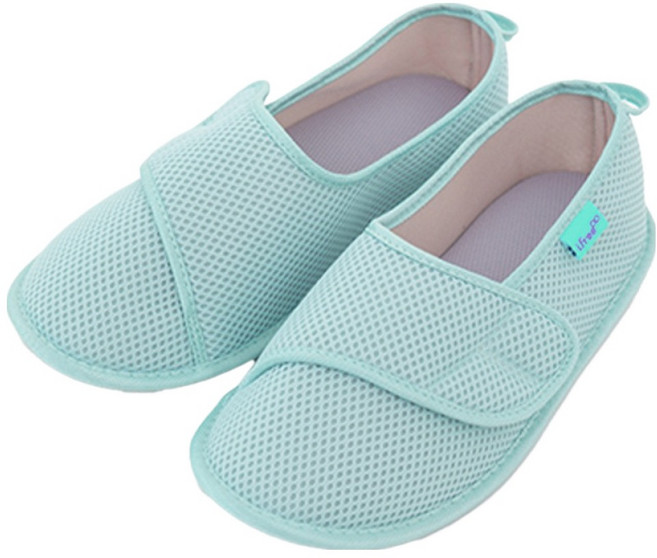 아이프리 층간소음 벨크로 실내화, 민트, 1개