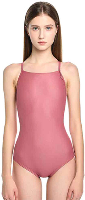 후그 여성용 퍼니베리 로우컷 U리본 타이 back 수영복 WRA2130