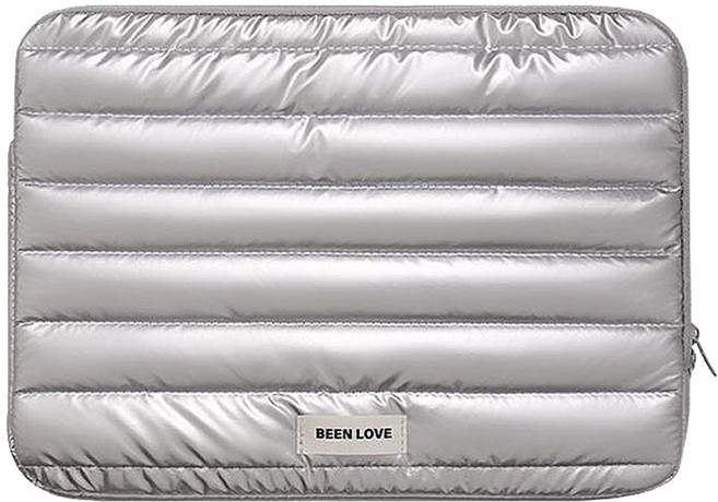 BEEN LOVE 星輝太空亮彩手提電腦包, 銀色, 1個