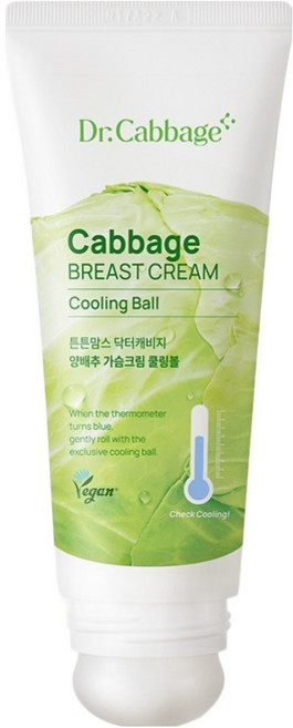 튼튼맘스 닥터캐비지 양배추 가슴 크림 쿨링볼, 단품, 1개