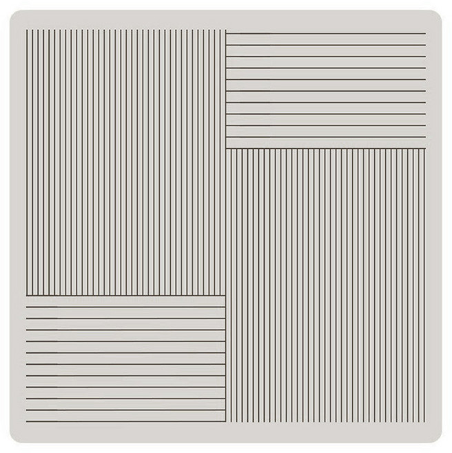 모나코올리브 세탁 건조기 덮개 스크래치 방지 다용도 매트, 스퀘어라인