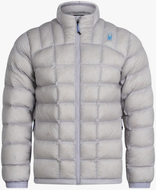 스파이더 남성용 스탠드 넥 초경량 다운 자켓 SPKWCNDJ207M