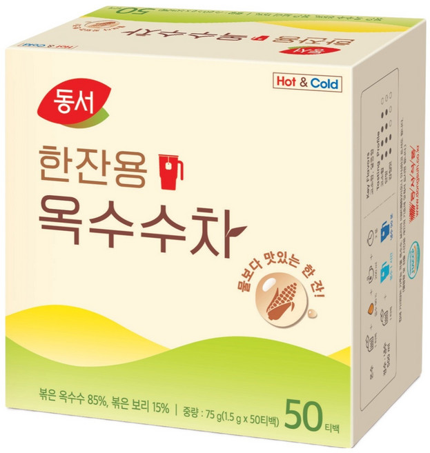 동서 한잔용 옥수수차, 1.5g, 50개입, 1개