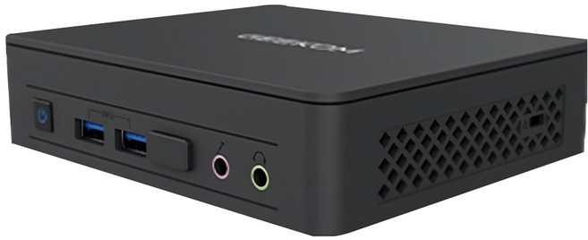 기컴 2025 미니PC N-시리즈 인텔 12세대, 블랙, MiniAir12 Lite