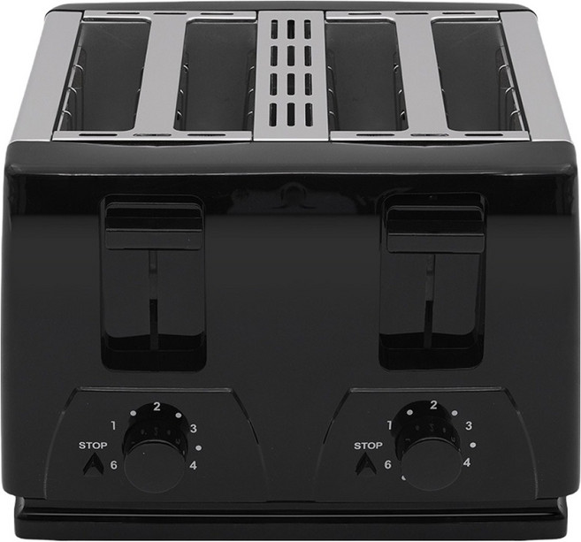 컴스 6단계 굽기조절 4구 팝업 토스터기, HJ396