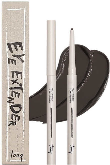 투크 아이 익스텐더 워터프루프 슬림 아이라이너 0.3g, 쿨리쉬브라운, 1개