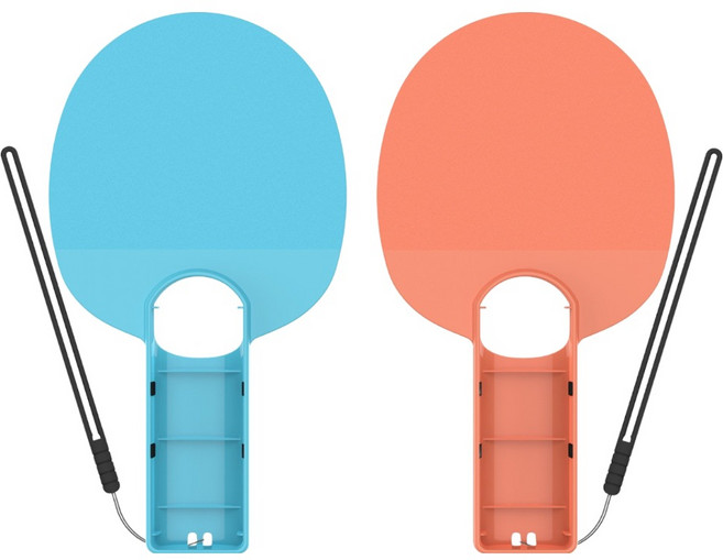 DOBE Switch2 共用 乒乓球拍 2件組, 橙色 + 藍色, 1套, TNS-5135