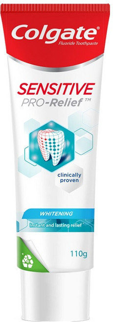 콜게이트 센서티브 프로릴리프 화이트닝 치약, 1개, 110g