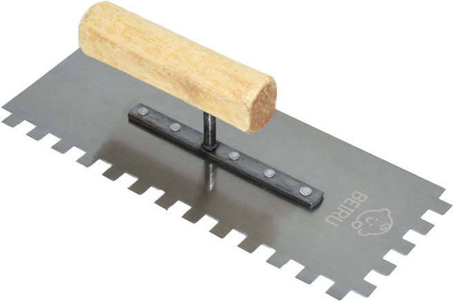 베이루 미장칼 톱니 타일 압착고대 8mm, 1개