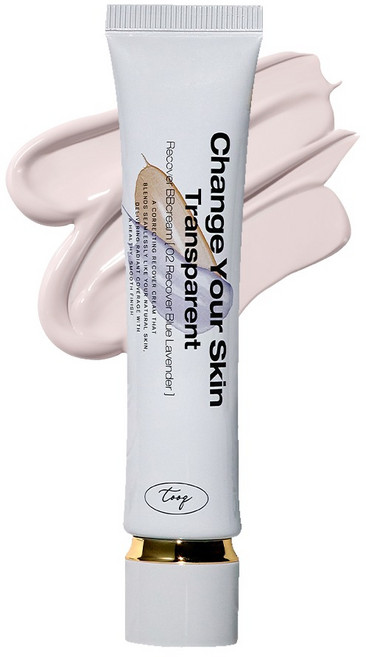 Tooq 透明修護BB霜, 1個, 40ml, 02修護藍薰衣草