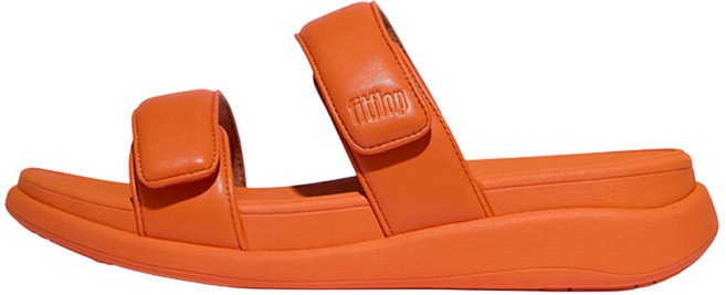 핏플랍 여성용 F 모드 고 플랫폼 투 바 슬라이드