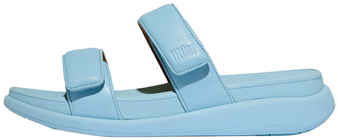 핏플랍 여성용 F 모드 고 플랫폼 투 바 슬라이드