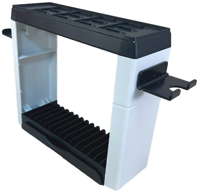 DOBE Switch2/Switch通用收納卡架, 黑白色, 1個, TNS-19051B