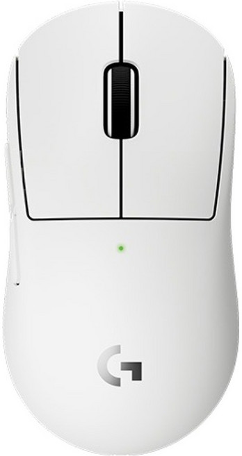로지텍 게이밍 무선 마우스, PRO X SUPERLIGHT 2c, 화이트