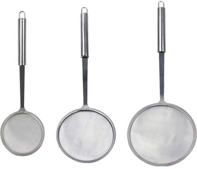 키친유 304 올스텐 거름망 불순물 분리 국자 3종 세트, 1세트