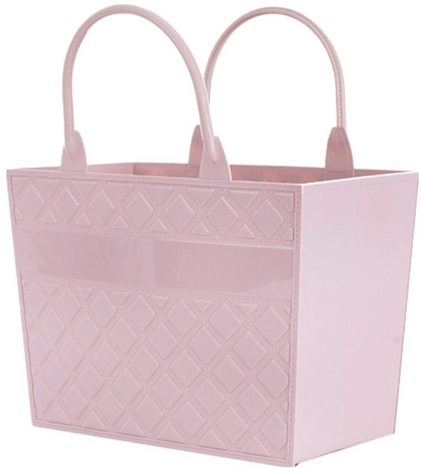 더자카 모던 라탄 무드 목욕 바구니, 핑크