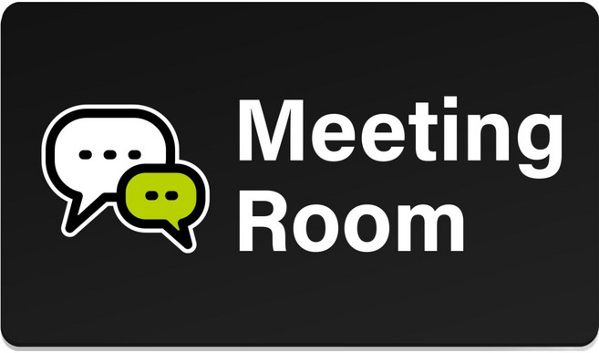 루리앤파크튼튼안내판M, 1개, 미팅룸