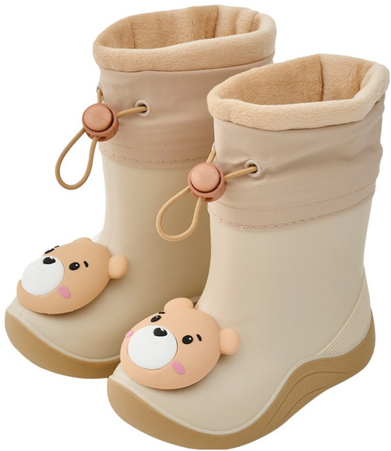 LITTLE CLOUD 束帶雨靴 + 保暖襪套組