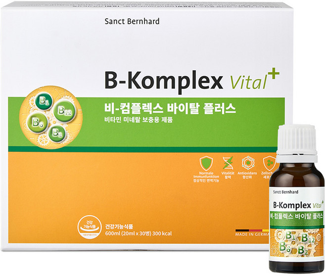 크로이터하우스상트베른하르트 비컴플렉스 바이탈 플러스, 600ml, 1개