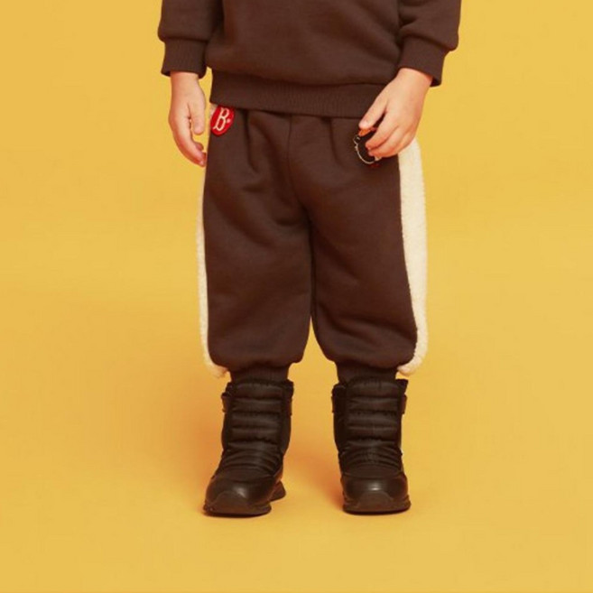 BEBE DE PINO 嬰幼兒愛心Jamie Baby刷毛運動褲 BP44PD123