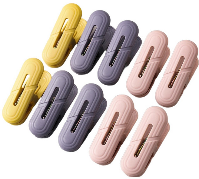 해피굿즈 다용도 심플 빨래집게 B타입1 10p 세트, 혼합색상, 1세트
