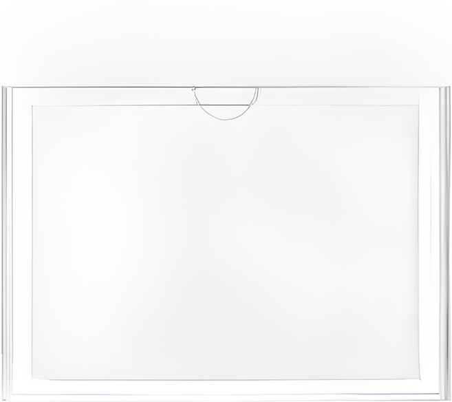 쿠말 벽에 붙이는 POP 아크릴 꽂이 가로형, 1개