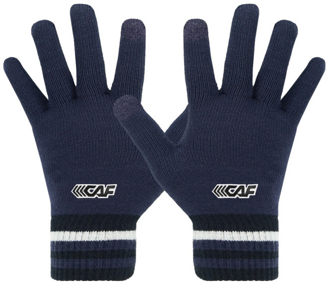 르까프 엣지 니트 스마트터치 장갑, 네이비, 1개