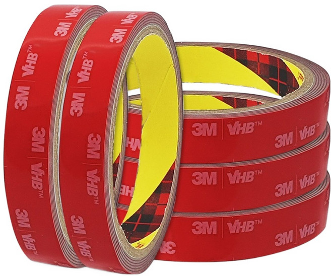 브이에이치비 쓰리엠 강력 아크릴폼 양면테이프 그레이 20mm x 1.5m, 5개