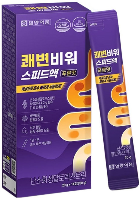 일양약품 쾌변비워 스피드액 푸룬맛 14p, 280g, 1개