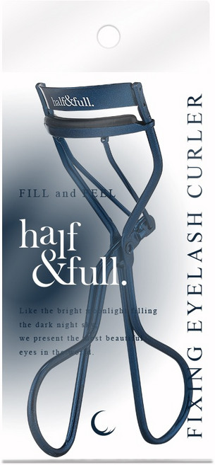 하프앤풀 파워 픽싱 아이래쉬 컬러 뷰러 + 실리콘 리필 2p 세트, 1세트, 블랙