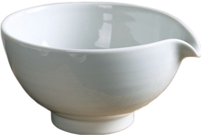 高原抹茶茶碗 陶瓷碗, 1個, 白色
