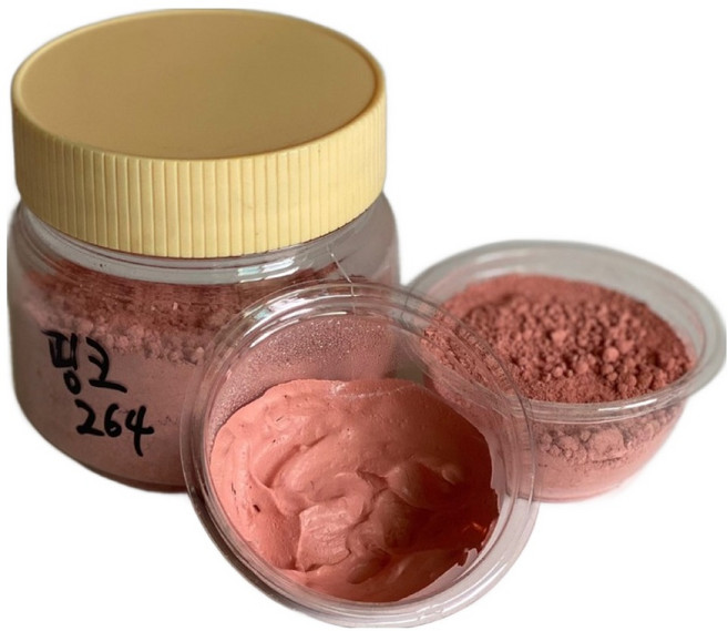 WITH블럭 산화철 안료 조색제 시멘트 색소 분말, 1개, 100g, 08 핑크색