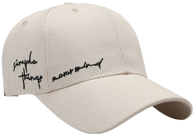 Be Our Guest 字母休閒棒球帽