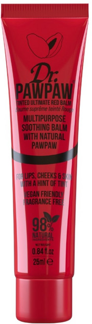 Dr.PAWPAW 台灣公司貨 熱戀紅潤色霜(英國木瓜霜 護唇膏), 1個, 25ml, 紅色