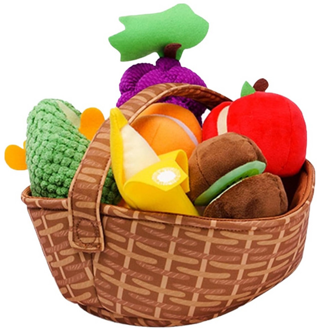 jollybaby 布製水果提籃, 多色, 1個, 17cm