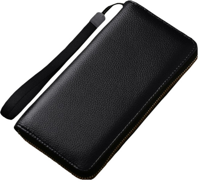 코오미 남성용 심플 지퍼 롱월렛 카드 핸드폰 수납 데일리 장지갑 5W0773