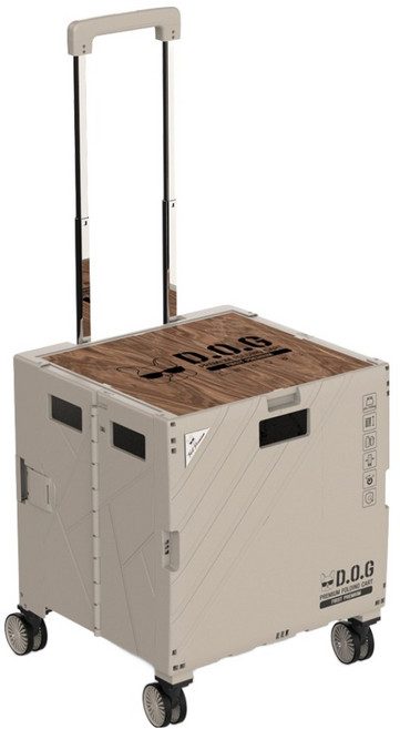 도그독 퍼스트 프리미엄 폴딩카트, 샌드베이지, 1개