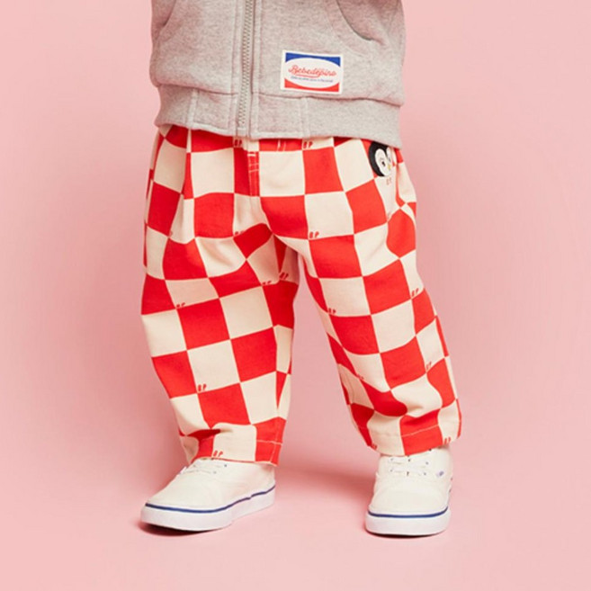 베베드피노 유아용 휴고 체크 트윌팬츠 BP33PL150
