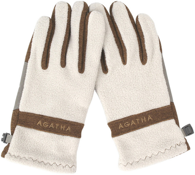 AGATHA 璦嘉莎 女用彩色Logo手套 WAGM2403