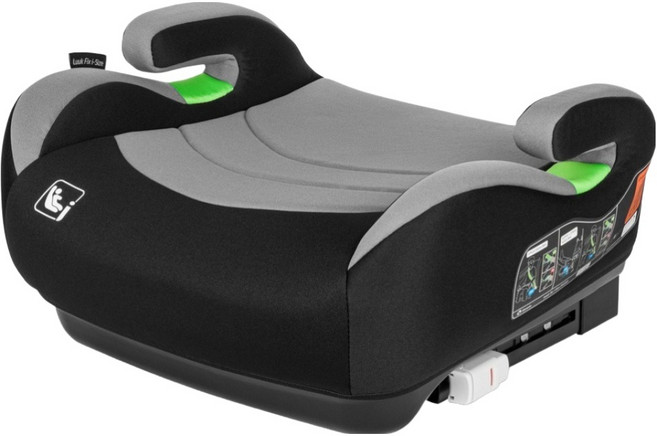 lionelo ISOFIX 增高輔助汽座 Luuk Fix i-Size 705257 3~12歲適用, 岩灰石