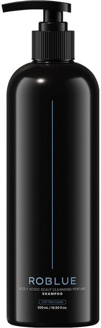 ROBLUE 弱酸性頭皮潔淨香水洗髮精 純棉花香, 1個, 500ml