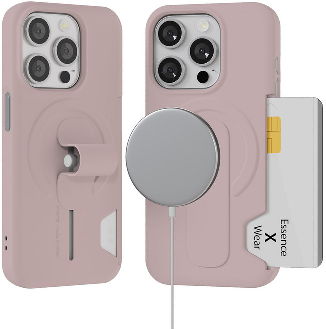 에센스웨어 스냅링 맥세이프 카드수납 휴대폰 케이스