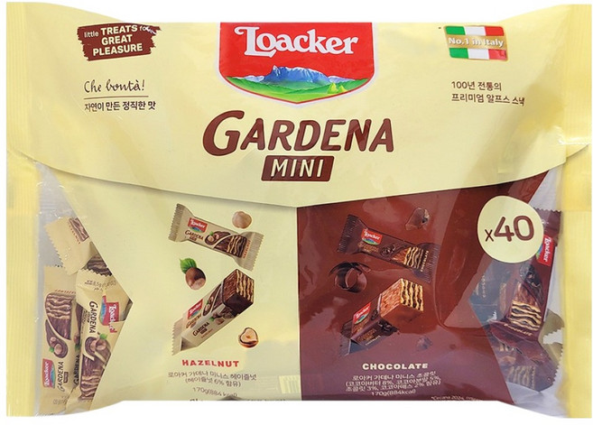 로아커 가데나 미니스 믹스 40p, 1개, 340g