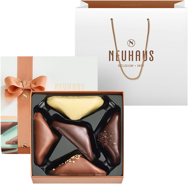 노이하우스 이리지스터블 초콜릿 5종 세트 104g + 쇼핑백, 1세트