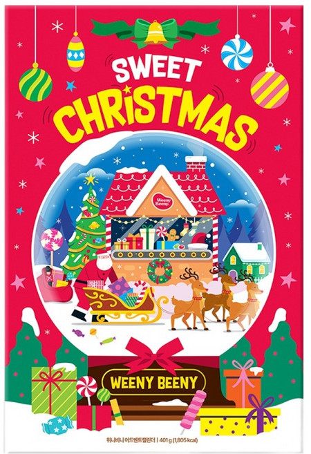 위니비니 어드벤트 캘린더 401g, 1개, 단품