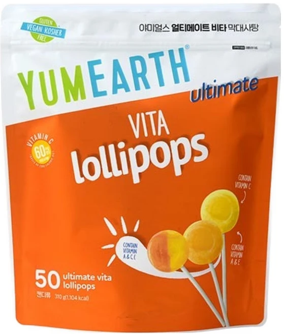 야미얼스 얼티메이트 비타 막대사탕, 310g, 1개 - 쿠팡