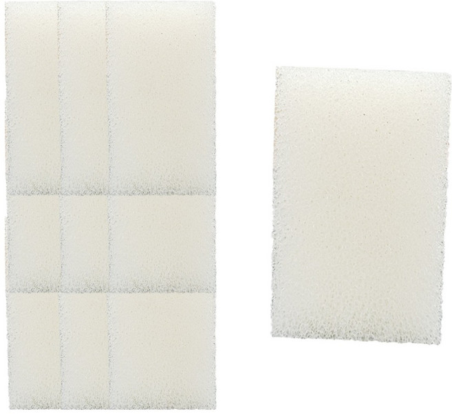 월드크린 필터 수세미 화이트, 10개, 1개입