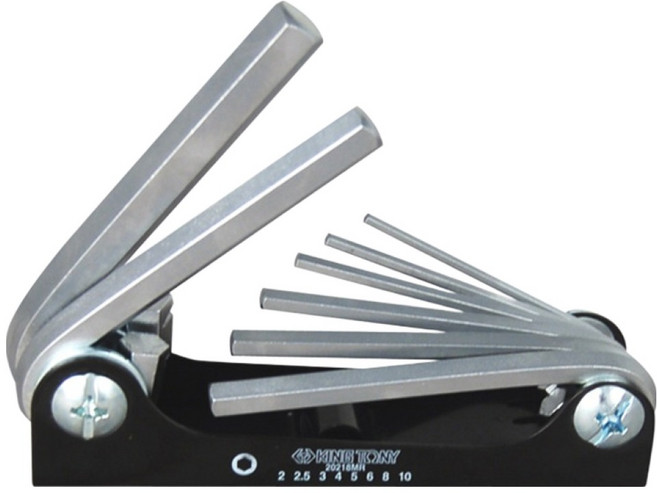 KING TONY 金統立 專業級短六角扳手8件組 KT20218MR, 1個, 短六角扳手