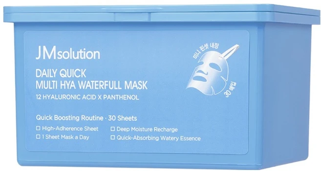 제이엠솔루션 데일리 퀵 멀티 히아 워터풀 수분 마스크 350ml, 1개, 30개입 - 쿠팡